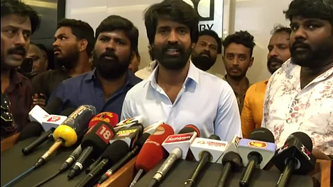 திருச்சியில் செய்தியாளர்களுடன் பேசிய நடிகர் சூரி