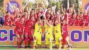 தேசிய மகளிா் கால்பந்து: கோப்பையை தக்கவைத்த மணிப்பூா்