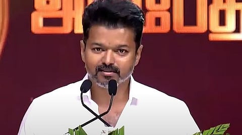 தவெக தலைவர் விஜய்