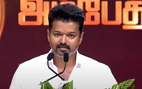 தவெக தலைவர் விஜய்