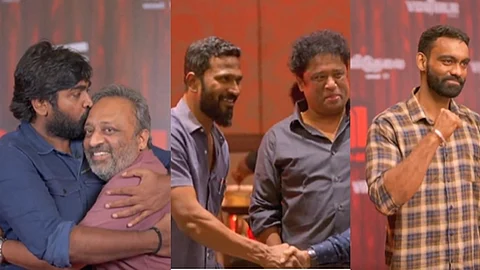 விடுதலை 2: வெற்றி விழாவில் படக்குழுவினர். 