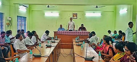 திருமருகல் ஒன்றியக் குழுவின் கடைசிக் கூட்டம்