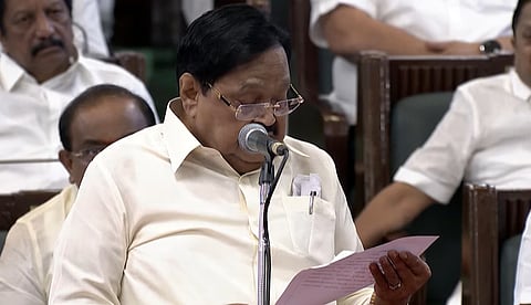 அமைச்சர் துரைமுருகன். 