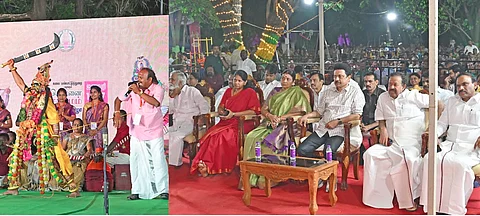 சென்னை சங்கமம் நிகழ்ச்சியை பார்வையிட்ட முதல்வர் ஸ்டாலின்!