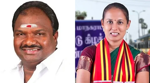 வி.சி.சந்திரகுமார், சீதாலட்சுமி.   