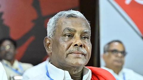 மாா்க்சிஸ்ட் கட்சியின் மாநிலச் செயலா் பெ.சண்முகம் 