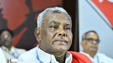 மாா்க்சிஸ்ட் கட்சியின் மாநிலச் செயலா் பெ.சண்முகம் 