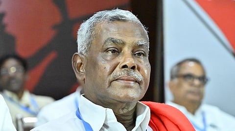 மாா்க்சிஸ்ட் கட்சியின் மாநிலச் செயலா் பெ.சண்முகம் 