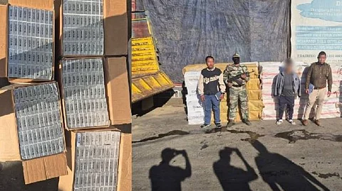 ரூ.3.38 கோடி மதிப்பிலான வெளிநாட்டு சிகரெட்டுகள் பறிமுதல் செய்யப்பட்டுள்ளது.