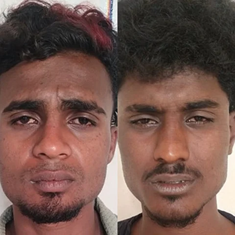 கைது செய்யப்பட்டுள்ள கோபாலகிருஷ்ணன்-ரகுபதி
