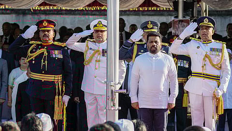 இலங்கை சுதந்திர நாள்: பொருளாதார சுதந்திரமடைய ஒன்றிணைந்து பாடுபட வேண்டும் -அதிபர் திசநாயக