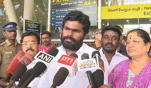 பாஜக மாநிலத் தலைவர் அண்ணாமலை 