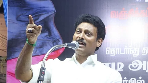 தமிழக பள்ளிக் கல்வித்துறை அமைச்சர் அன்பில் மகேஸ் பொய்யாமொழி 