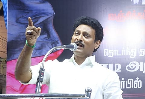 தமிழக பள்ளிக் கல்வித்துறை அமைச்சர் அன்பில் மகேஸ் பொய்யாமொழி 