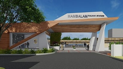 மறுசீரமைக்கப்படும் மாம்பலம் ரயில் நிலையத்தின் மாதிரி தோற்றம்.