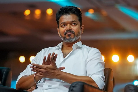தவெக தலைவர் விஜய்.