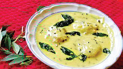 பயிறு உருண்டை மோர்க் குழம்பு