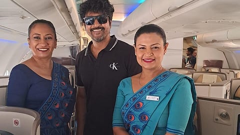 இலங்கை சென்ற சிவகார்த்திகேயன். 
