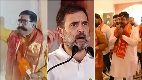 பாஜக நிர்வாகி ஞானதேவ் அஹுஜா, ராகுல் காந்தி, திக்காராம் ஜுல்லி