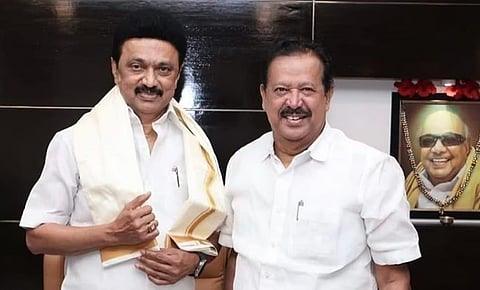 முதல்வர் ஸ்டாலின் - அமைச்சர் பொன்முடி. 