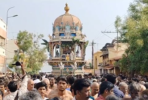 திருச்சி ஸ்ரீரங்கம் ரங்கநாதர் திருக்கோயில் பங்குனி தேரோட்டம் 