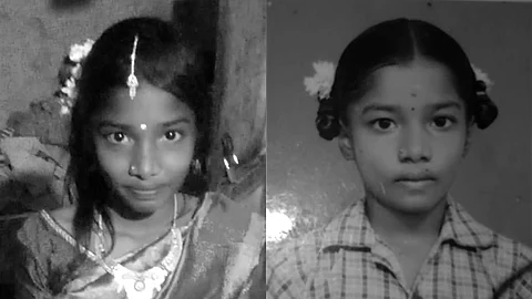 ஏரியில் மூழ்கி உயிரிழந்த இரு மாணவிகள் ஸ்வேதா, சிவசக்தி 