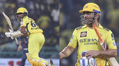 ஷேக் ரஷீத், எம்.எஸ்.தோனி.