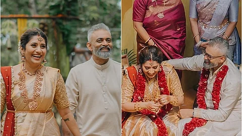 மணக்கோலத்தில் பிரியங்கா  