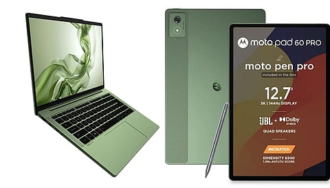 மோட்டோ புக் 60 லேப்டாப்  (Moto Book 60 laptop) / மோட்டோ பேட் 60 ப்ரோ டேப்லட் (Moto Pad 60 Pro) 