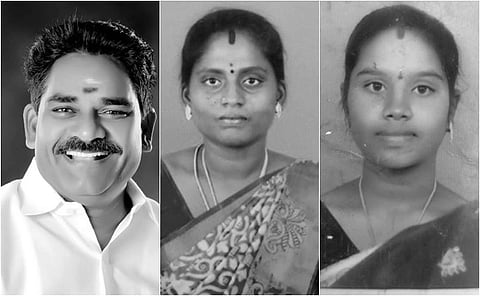 நேரு, கல்பனா, சரண்யா. 