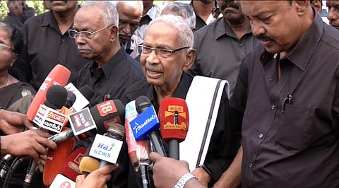 திராவிடர் கழகத் தலைவர் கி.வீரமணி 