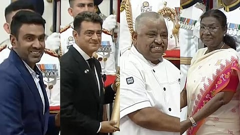 பத்ம விருதளிக்கும் குடியரசுத் தலைவர் திரெளபதி முர்மு