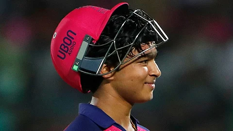 Rajasthan Royals player vaibhav suryavanshi photo from AP. 
