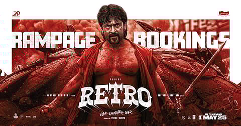 டிக்கெட் முன்பதிவில் அசத்தும் ரெட்ரோ!