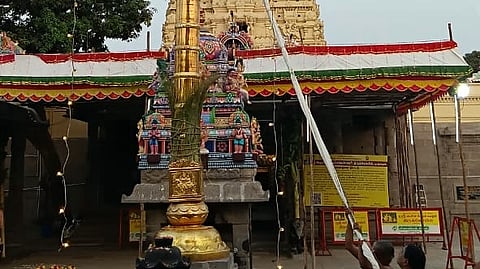 காஞ்சிபுரம் கச்சபேஸ்வரர் கோயில் சித்திரை உத்திரப் பெருவிழா உற்சவம் துவக்கம்!