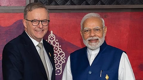 அந்தோணி அல்பானீஸ் உடன் பிரதமர் நரேந்திர மோடி