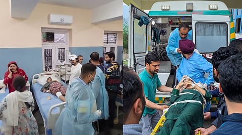 பாகிஸ்தான் ராணுவம் நடத்திய கண்மூடித்தனமான துப்பாக்கிச் சூட்டில் காயமடைந்தவர்கள்  உரியில் உள்ள மருத்துவமனையில் புதன்கிழமை அனுமதிக்கப்பட்டு சிகிச்சை பெற்று வருகின்றனர்.