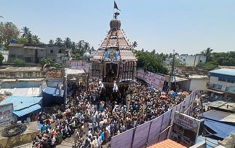 ஐயாறப்பர் கோயில் தேரோட்டம்