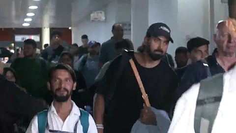 தில்லி வந்தடைந்த கிரிக்கெட் வீரர்கள்