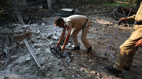 தாக்குதல் நடத்தப்பட்ட பகுதி