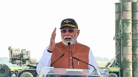 ஆதம்பூர் விமானப்  படை தளத்தில் உரை நிகழ்த்திய பிரதமர் மோடி..