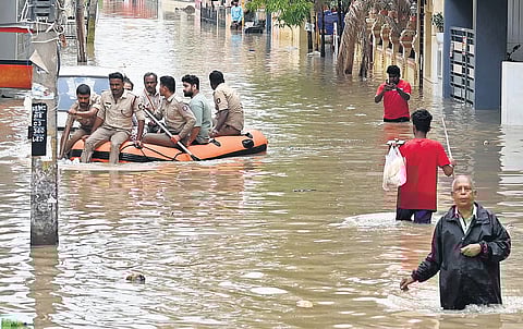 பெங்களூரு வெள்ளம்.