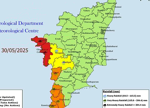 மே 29, 30ல் நீலகிரி, கோவைக்கு ரெட் அலர்ட்! இன்று 8 மாவட்டங்களில் கனமழை! 