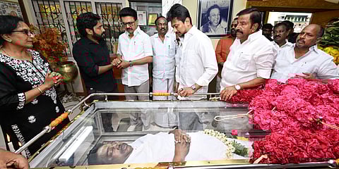 மறைந்த நடிகர் ராஜேஷ் உடலுக்கு முதல்வர் மு.க. ஸ்டாலின் அஞ்சலி
