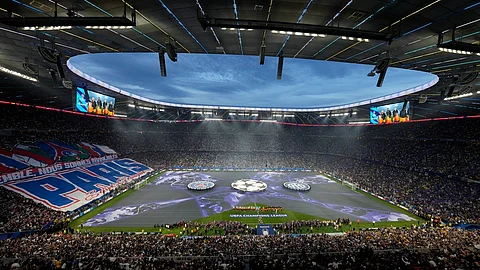 Paris Saint-Germain and Inter Milan at the Allianz Arena in Munich, Germany.