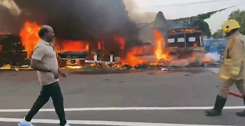 namakal fire accident