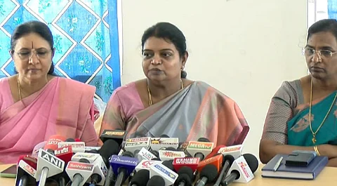 geetha jeevan press meet