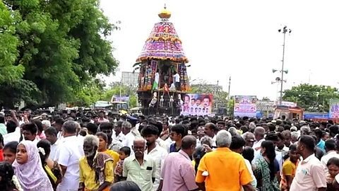 விராலிமலை முருகன்  கோயில் தேரோட்டம்