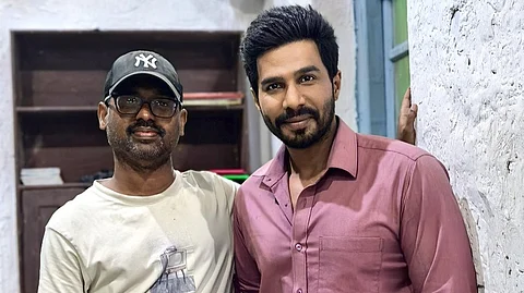 Director Ram Kumar with Actor Vishnu Vishal. 