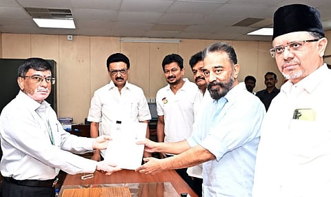 kamal haasan nomination for Rajyasabha MP election